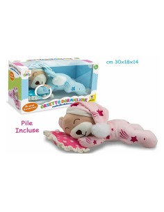 Orsetto Dormiglione Melodia Dolce Nanna Peluche 21cm 2 Colori 0+ TEO39131 Teorema | Futurartshop.com
