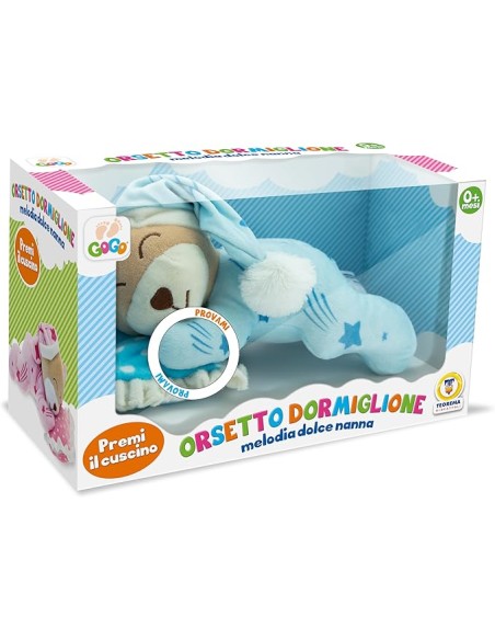 Sleepy Bear Musical Plush Lullaby 21cm 2 Colors Baby 0+ Months TEO39131 Teorema | Futurartshop.com