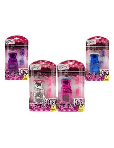 DEA Vestitini Bambola Luccicosi 4 Modelli Bambini 3+ Anni TEO66682 Teorema | Futurartshop.com