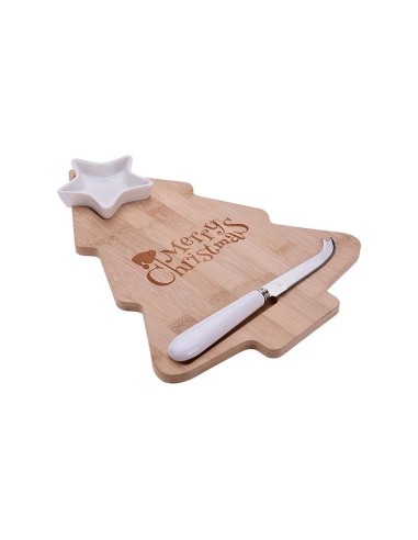 Christmas tree-shaped cutting board with knife KOP278000320 Koopman | Futurartshop.com