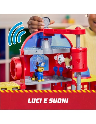 PAW Patrol Fire Rescue Stazione Pompieri Marshall Luci Suoni AGR6073760 Spin master | Futurartshop.com