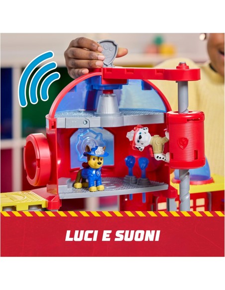 PAW Patrol Fire Rescue Stazione Pompieri Marshall Luci Suoni AGR6073760 Spin master | Futurartshop.com