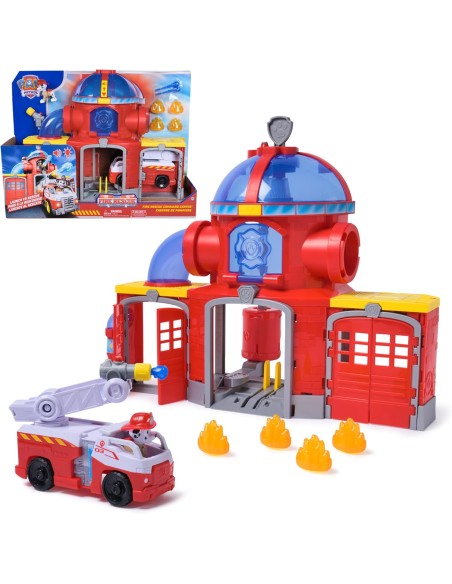PAW Patrol Fire Rescue Station Marshall Truck Lights Sounds AGR6073760 Spin master | Futurartshop.com