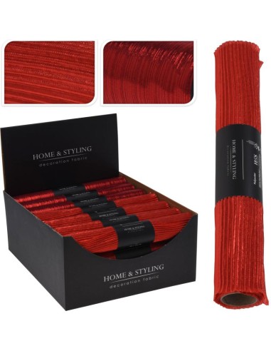 Red fabric roll 28x150 cm 2 colors KOP767615180 Koopman | Futurartshop.com