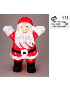 Santa Claus Acrylic 40cm 50 LED Christmas Decoration KOPAGX100140 Koopman | Futurartshop.com