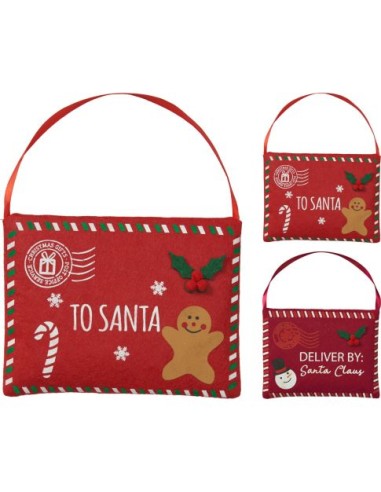 Hanging Christmas decoration Christmas envelope 17x13 cm 2 models KOPGR9023330 Koopman | Futurartshop.com
