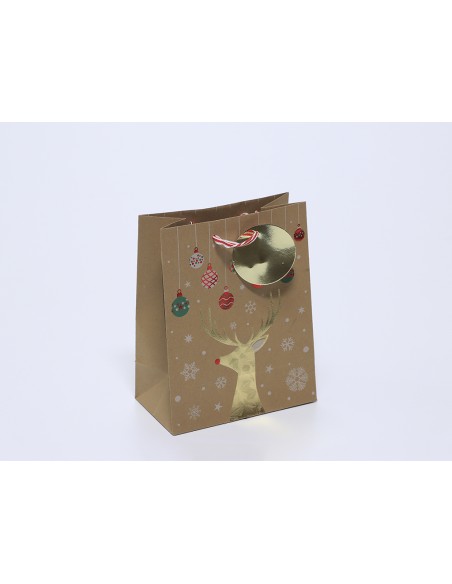 Borsa regalo natalizie 40x30x10 cm 4 modelli KOPAB8001070 Koopman | Futurartshop.com