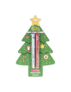 Set 2 Penne Gel Cancellabili Natale Beary Christmas LAGCOL25859 Colourbook | Futurartshop.com
