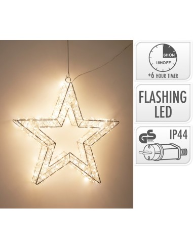 Stella luminosa metal 500 led 38x38 cm KOPAMZ141400 Koopman | Futurartshop.com