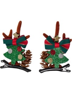 2 clip capelli natale 5 cm 6 modelli KOPANM400100 Koopman | Futurartshop.com 2
