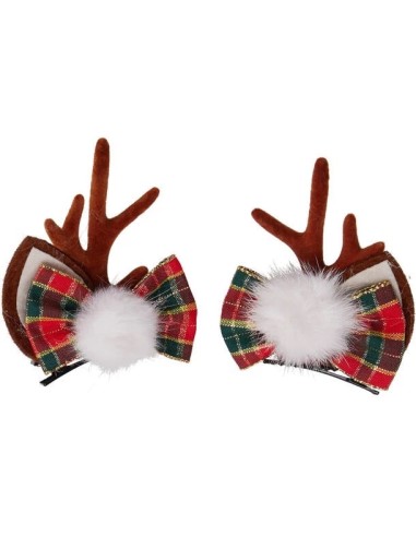 2 clip capelli natale 5 cm 6 modelli KOPANM400100 Koopman | Futurartshop.com