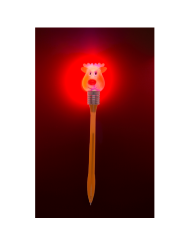 Penna a sfera con motivi di luce natalizie a led 4 modelli OTB160033 Out of The Blue | Futurartshop.com