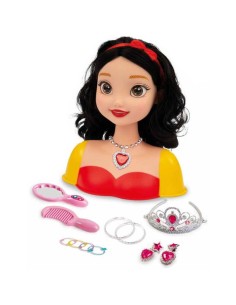 Snow White Princess Styling Head Hair Play Set Brush Mirror Jewelry Accessories GRAGG02998 Grandi giochi | Futurartshop.com