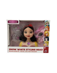 Snow White Princess Styling Head Hair Play Set Brush Mirror Jewelry Accessories GRAGG02998 Grandi giochi | Futurartshop.com 2