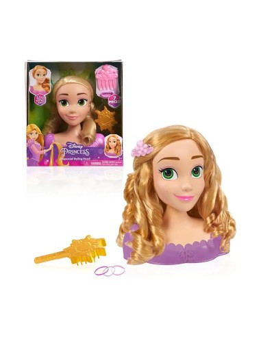 Disney Princess Rapunzel Basic Styling Head 20cm Hair Brush Comb GRADNR03000 Grandi giochi | Futurartshop.com