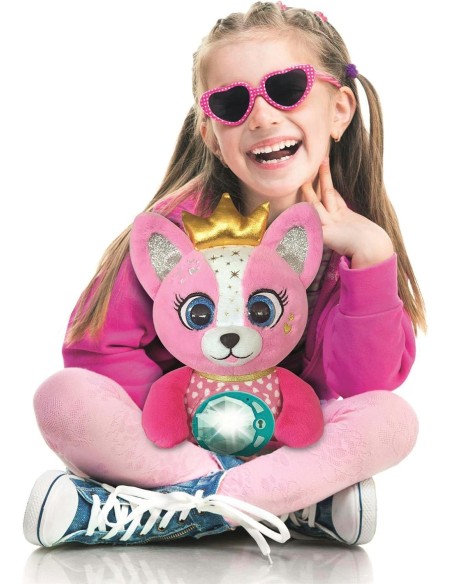 BFF Emy My Secret Friend Interactive Soft Plush Toy Girls CLE16680 Clementoni | Futurartshop.com