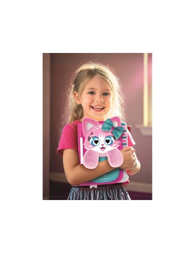 BFF Sally Digital Secret Diary LCD Animated Cat Eyes QWERTY Keyboard 20 Activities Girls CLE16491 Clementoni | Futurartshop.com