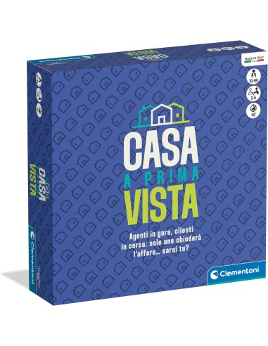 House at First Sight Board Game Real Time Agents Challenge ITA CLE16905 Clementoni | Futurartshop.com