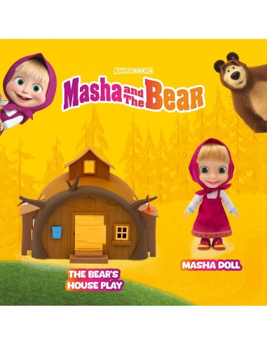 Masha and the Bear House Playset 2 Characters Accessories GIOMHA22000 Giochi Preziosi | Futurartshop.com
