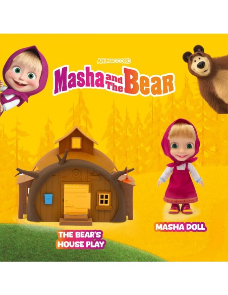 Masha and the Bear House Playset 2 Characters Accessories GIOMHA22000 Giochi Preziosi | Futurartshop.com