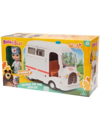 Masha e Orso Playset Ambulanza Personaggi Accessori Serie TV 12 Cm Inclusa GIOMHA55000 Giochi Preziosi | Futurartshop.com
