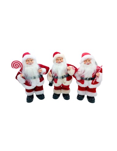 Babbo natale 30cm con musica e movimento DUEXNA23024261 Futurart | Futurartshop.com