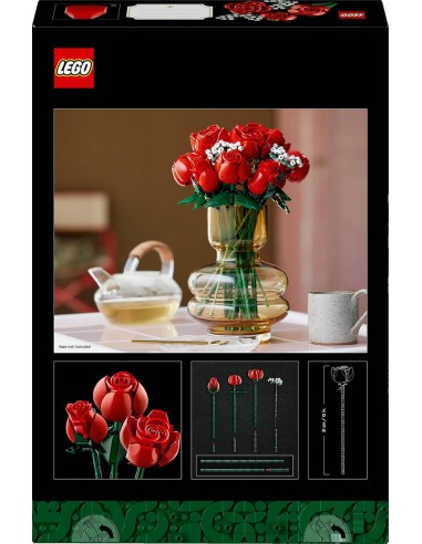 LEGO Bouquet of Roses 10328 Botanical Collection Adults LEG6470461 Lego | Futurartshop.com