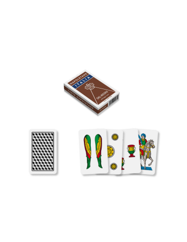 Neapolitan Cards Brown Box Italian Deck DNG010069 Dal Negro | Futurartshop.com
