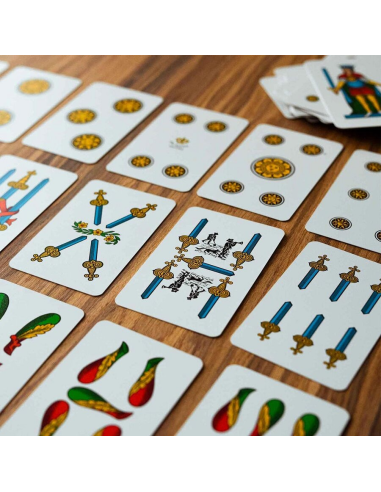 Neapolitan Cards Brown Box Italian Deck DNG010069 Dal Negro | Futurartshop.com
