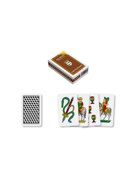 Neapolitan Playing Cards N87 Brown Box DNG014016 Dal Negro | Futurartshop.com