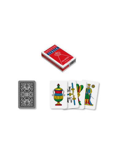 Neapolitan Cards Red Box Italian Deck DAL010071 Dal Negro | Futurartshop.com