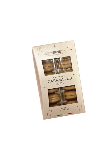 Macarons Caramello Salato 12pz 168g Dolci Francesi Gourmet DOL1INT050340  | Futurartshop.com
