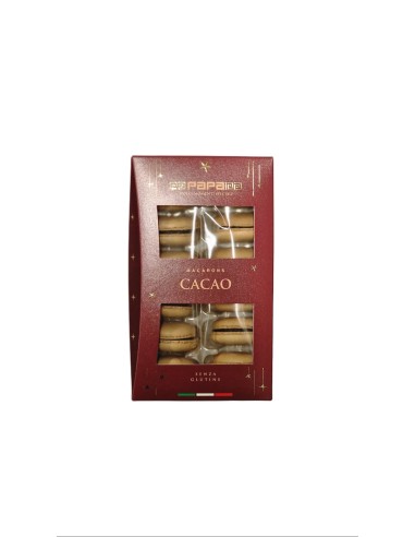 Macarons Cacao 12pz 168g Dolci Francesi Gourmet DOL1INT050330  | Futurartshop.com