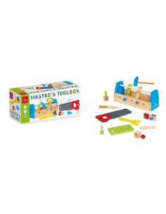 Mastro's Toolbox Banco Lavoro Legno Attrezzi 3+ Anni DAN054109 Dal Negro | Futurartshop.com