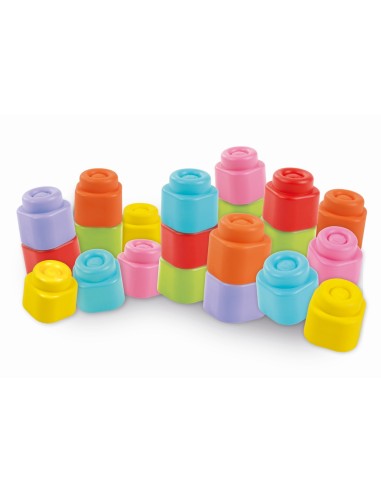 Soft Clemmy 10 Mattoncini Morbidi Prima Infanzia CLE17988 Clementoni | Futurartshop.com