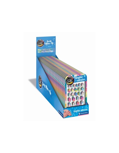 Crazy Chic Unghie Adesive Arcobaleno 22pz 6+ CLE18133 Clementoni | Futurartshop.com
