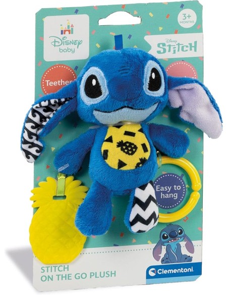 Disney Baby Stitch Peluche On The Go 3 Mesi+ CLE17919 Clementoni | Futurartshop.com