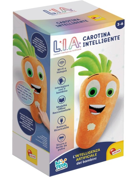 Lisciani Carotina L.I.A. Smart Plush WiFi Interactive ITA LIS109852 Lisciani | Futurartshop.com