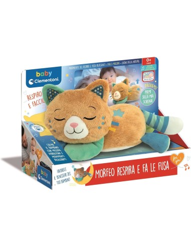 Morfeo Peluche Vibrante Fusa e Respiro Neonati 0M+ CLE17592 Clementoni | Futurartshop.com