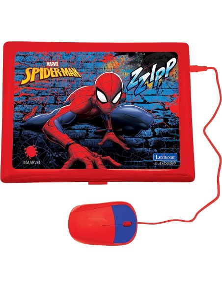 Spider-man bilingual educational computer GIOJC598SPI5 Lexibook | Futurartshop.com