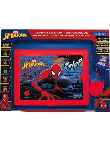 Spider-man bilingual educational computer GIOJC598SPI5 Lexibook | Futurartshop.com