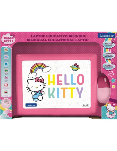 Hello Kitty Laptop Computer Educativo Bilingue 164 Attività Bambini LEXJC598HKI5 Lexibook | Futurartshop.com