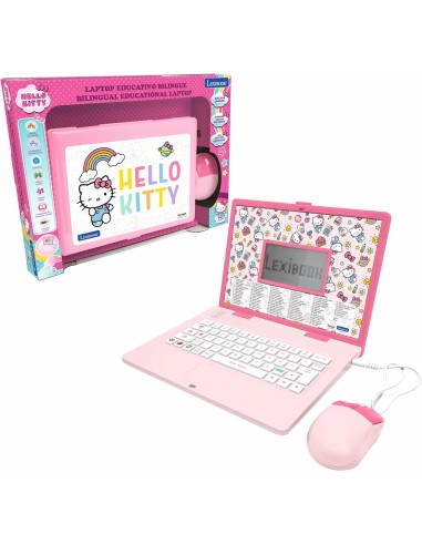 Hello Kitty Educational Laptop Bilingual 164 Activities Kids LEXJC598HKI5 Lexibook | Futurartshop.com