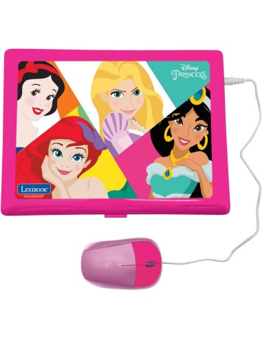 Disney Princess Bilingual Learning Laptop 164 Games IT/EN LEXJC598DPI5 Lexibook | Futurartshop.com