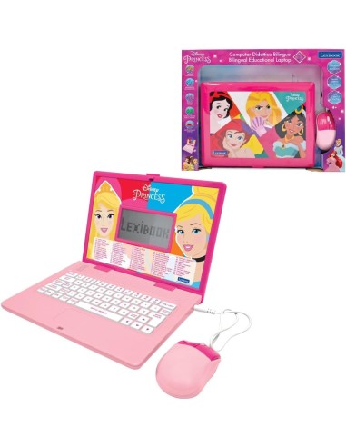 Laptop Computer Educativo Principesse Disney Bilingue 164 Giochi LEXJC598DPI5 Lexibook | Futurartshop.com