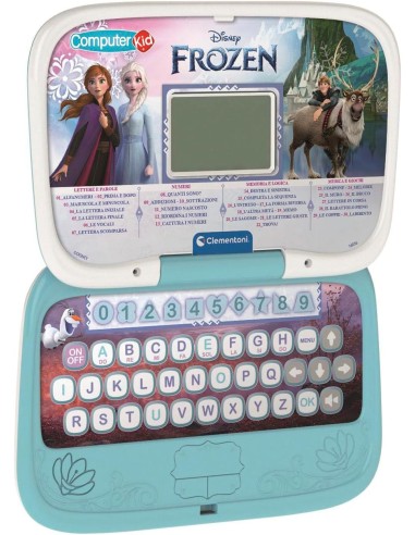 Frozen Computer Kid Educational Laptop 4+ 30 Games ITA CLE16056 Clementoni | Futurartshop.com