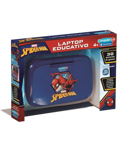 Spider Man Computer Kid Clementoni Laptop Educativo 4+ CLE16057 Clementoni | Futurartshop.com