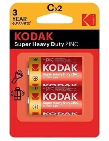 Batteria Kodak Tipo C Mezza Torcia Alcalina 1,5V Alta Potenza FOWR14 MN1400  | Futurartshop.com