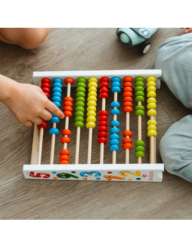 Pallottoliere Legno 100 Palline Colorate 3+ DAN054013 Dal Negro | Futurartshop.com