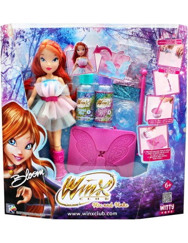 Winx Club Bloom Doll Mix and Make Magic Wings with Glitter ROC1262101 Rocco Giocattoli | Futurartshop.com